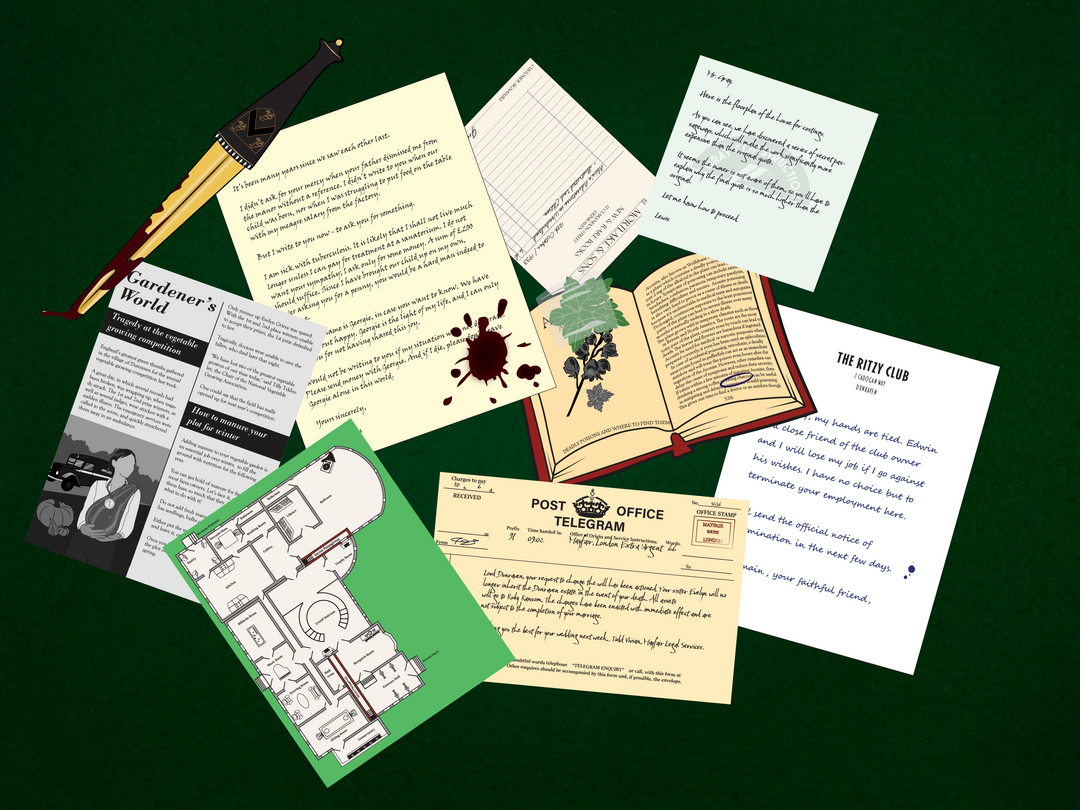 Halloween Murder Mystery Kit | Clue-Inspired | 5-10 Players