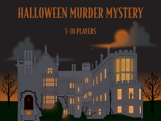 Halloween Murder Mystery Kit | Clue-Inspired | 5-10 Players