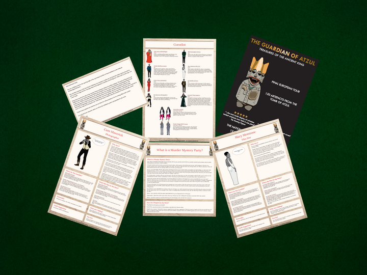 Murder Mystery Kit | Fright at the Museum | 5-10 Players