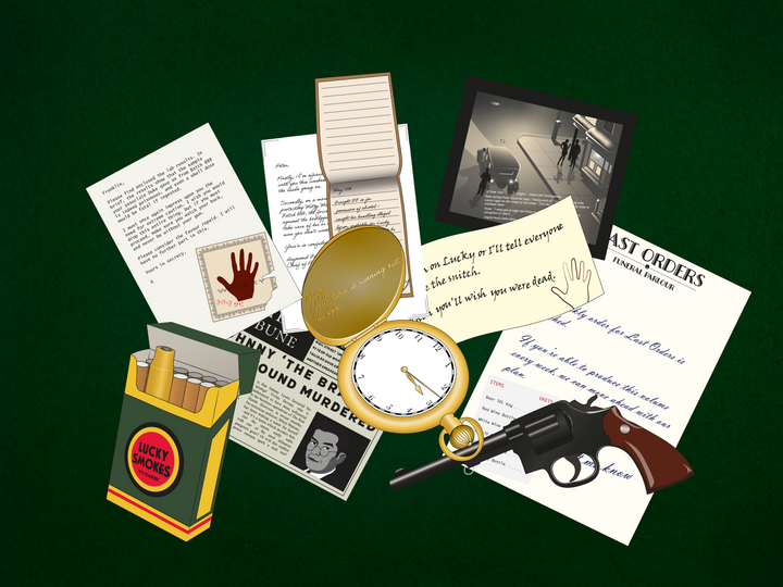 1920's Murder Mystery Kit | Slaughter at the Speakeasy | 6-15 Players | New Year's Eve Edition