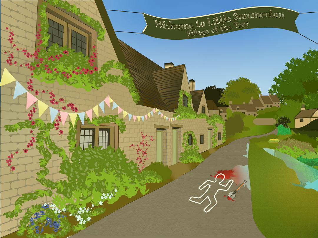 Agatha Christie Inspired Murder Mystery Kit | Murder in Little Summerton  | 5-15 Players