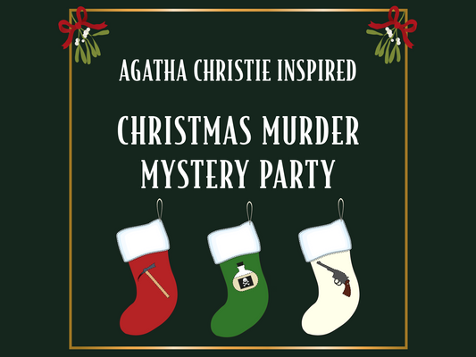 Christmas Agatha Christie Inspired Murder Mystery Kit | Murder in Little Mistleton | 5-15 Players