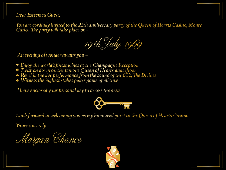 1960's Murder Mystery Kit | Murder in Monte Carlo | 5-10 Players