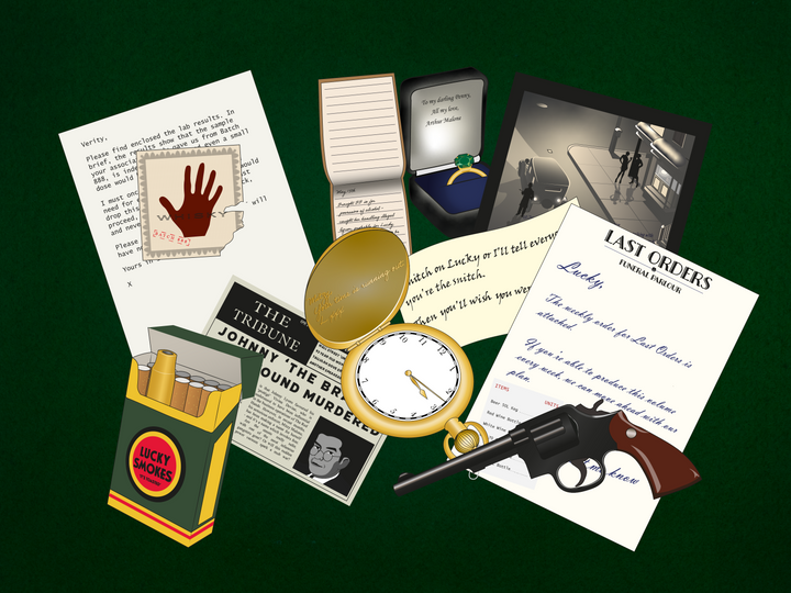 1920's Murder Mystery Kit | Slaughter at the Speakeasy | 6-15 Players | Bachelorette Edition