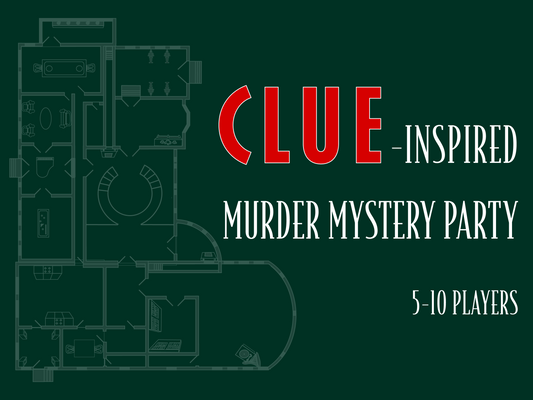 Clue-Inspired Murder Mystery Kit | 5-10 Players