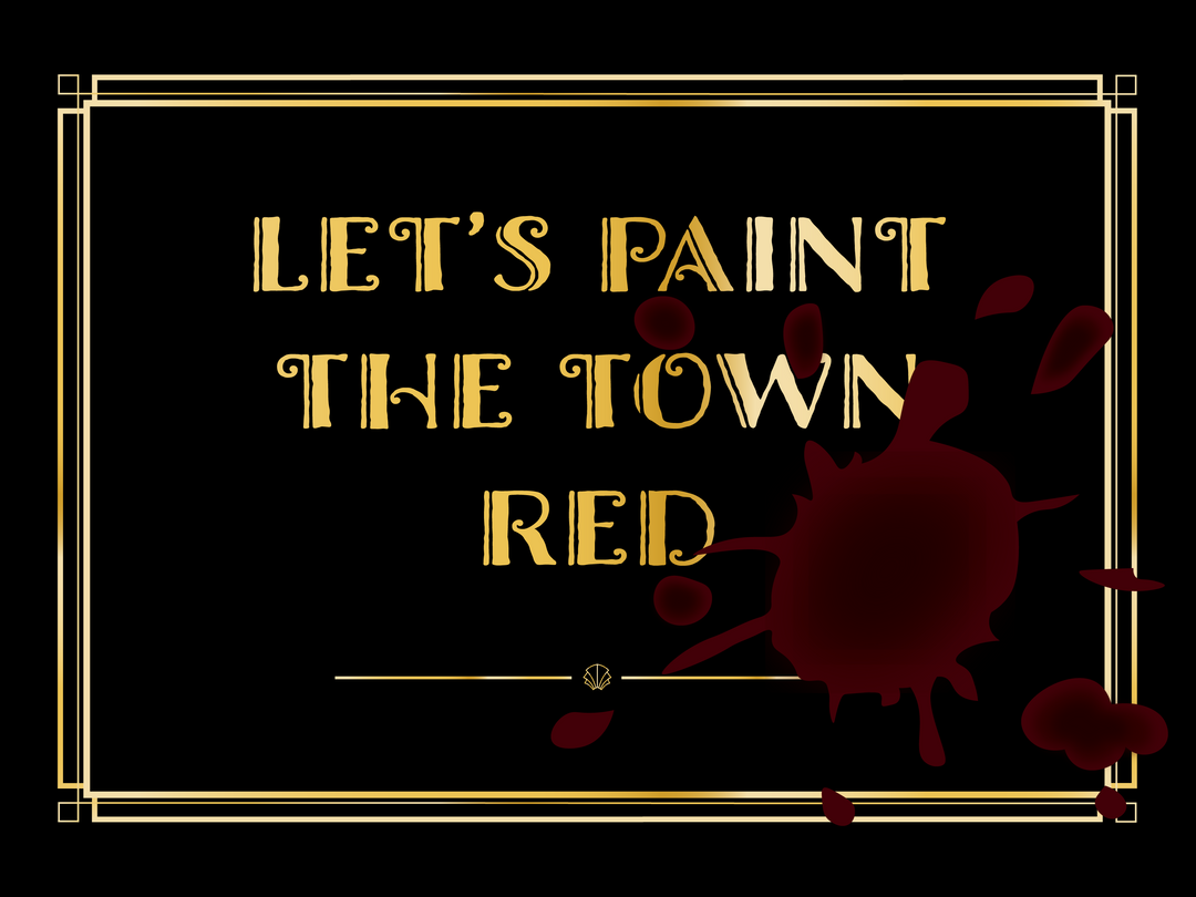 1920's Murder Mystery Kit | Slaughter at the Speakeasy | 6-15 Players | Bachelorette Edition