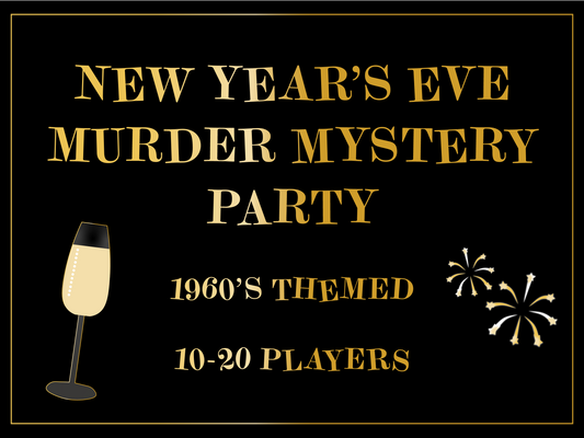 Murder Mystery Kit | New Years Eve | 10-20 Players