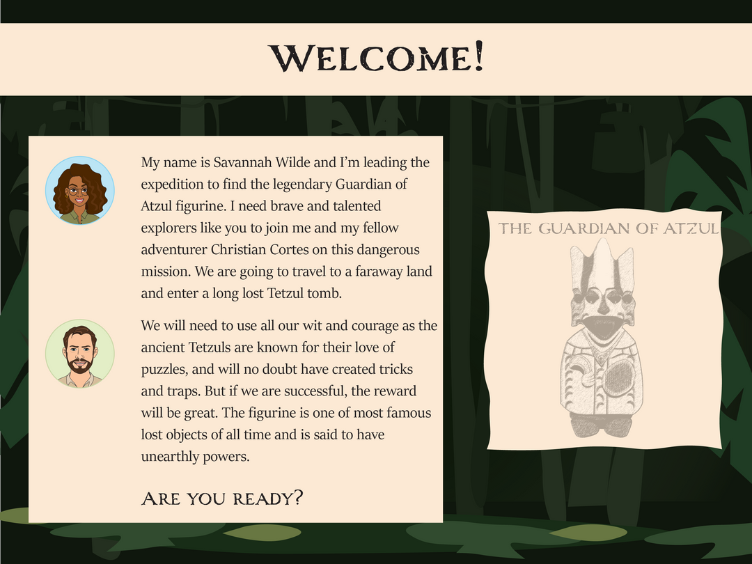 Free Escape Room | Escape from Atzul's Tomb | 2+ Players