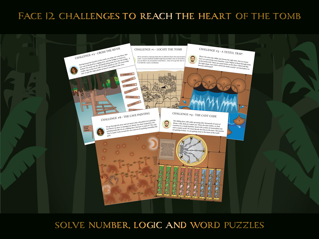 Free Escape Room | Escape from Atzul's Tomb | 2+ Players