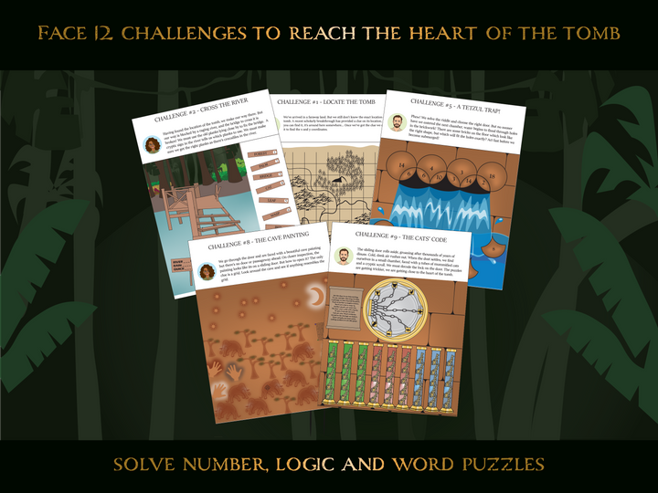 Free Escape Room | Escape from Atzul's Tomb | 2+ Players